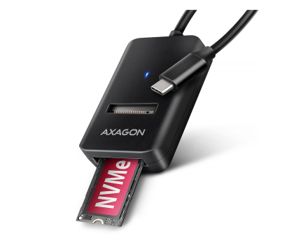 Akcesoria do dysków AXAGON ADM2-CM Adapter USB-C Gen 2 M.2 NVMe/SATA SSD